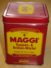 MAGGI Nostalgie-Dose - Suppen- & Brühen-Würfel - Blechdose (2002)