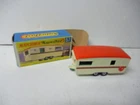Matchbox Lesney Superfast SF57 Eccles Caravan- beige; flower & stripe, box