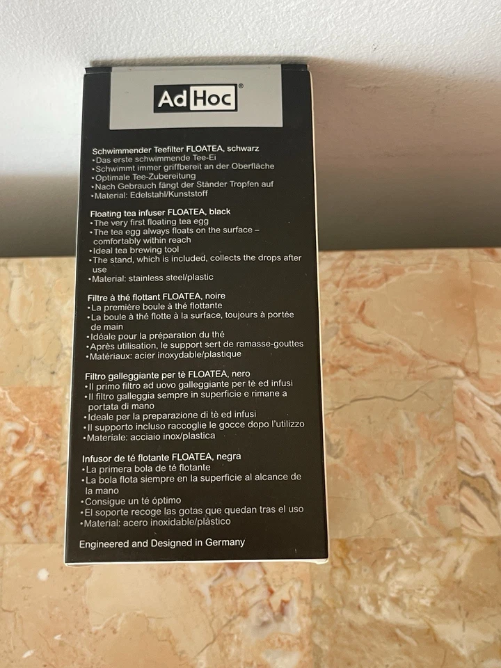 Filtro de té flotante AdHoc Floatea infusor de té flotante TE01 nuevo Foto 4 de 4