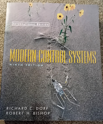 Modern Control Systems by Dorf and Bishop, 9th edition (paperback cover)