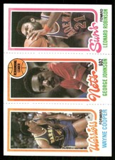1980-81 Topps Wayne Cooper / Johnson / Robinson Rookie #95 / 154 / 193