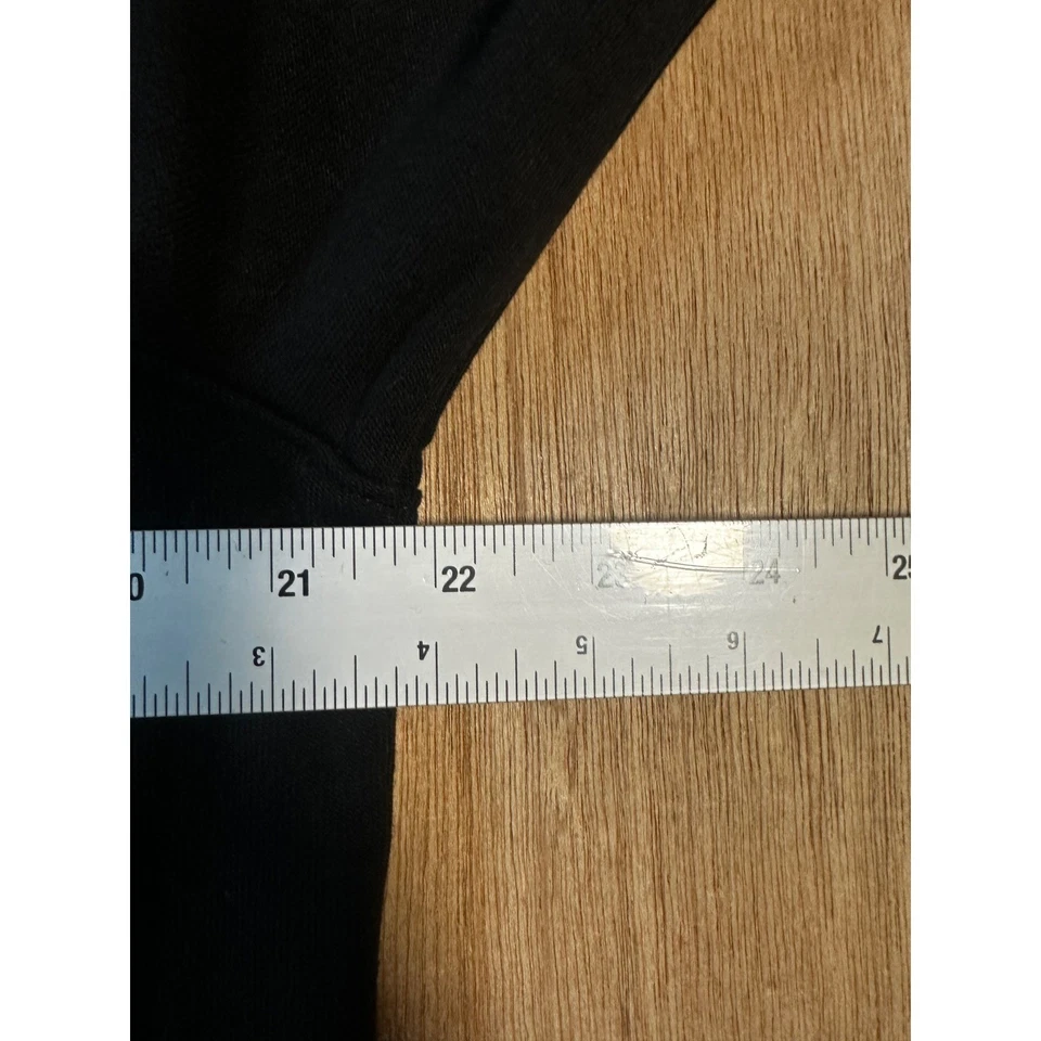 Sudadera Top Alo Yoga Negra Cuello Alto Malla Recortada Manga Larga L Foto 4 de 4