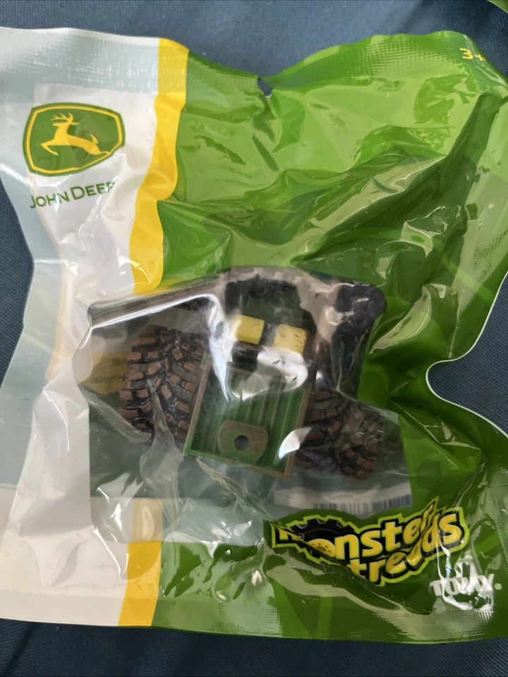 (6) John Deere Mini Monster Treads Dump Truck Toy 2018 TOMY New Sealed LP68850 - Image 3 of 4