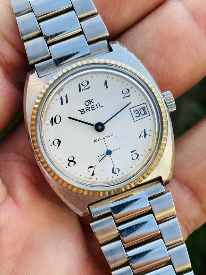 Orologio vintage Breil Ok Data Meccanico manuale Cal. 233 - Immagine 2 di 4