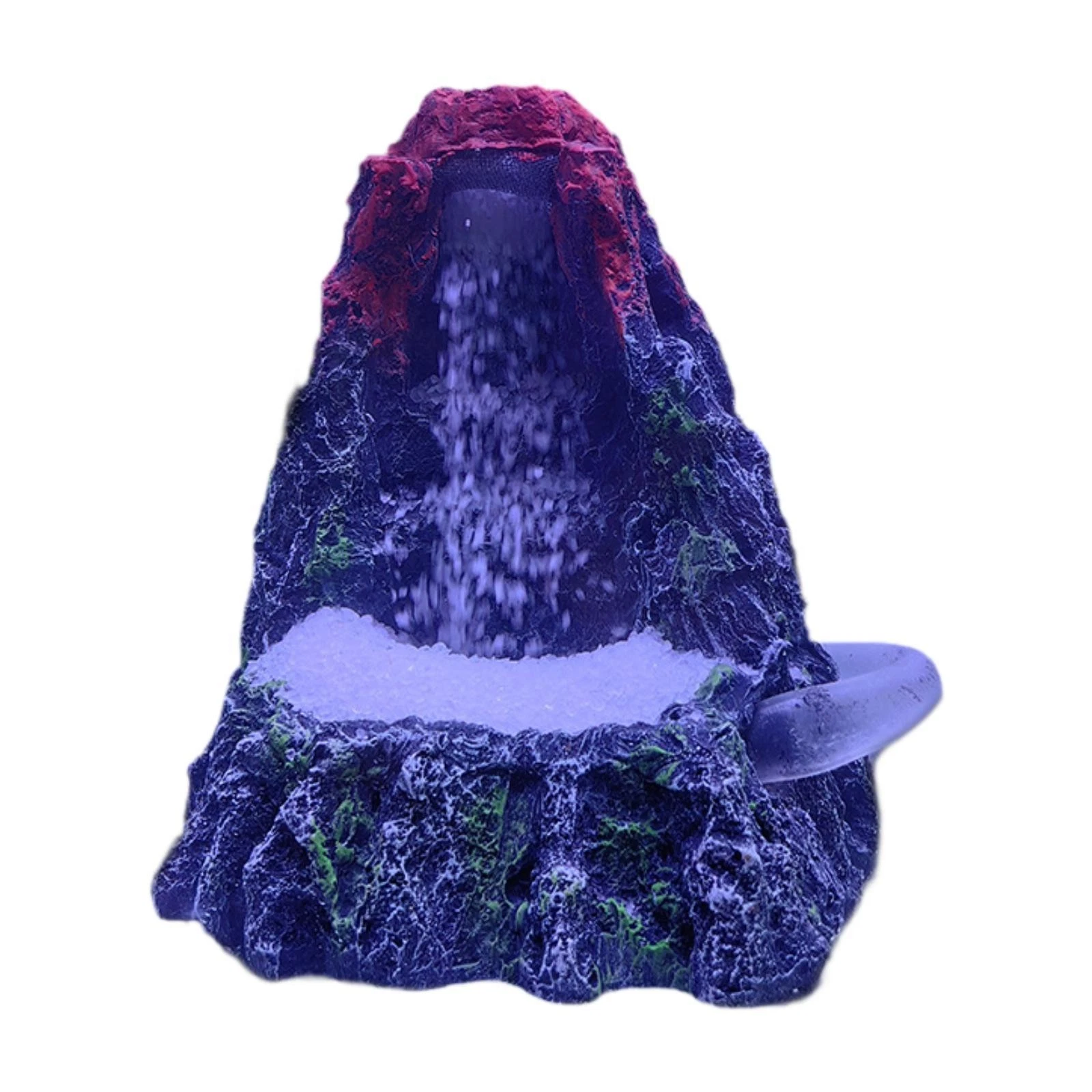 Aquarium Volcano Ornament Decorative Rock Decoration Accessories Artificial