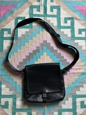 Porsche Design P 2100 Men s Black Leather Crossbody Bag