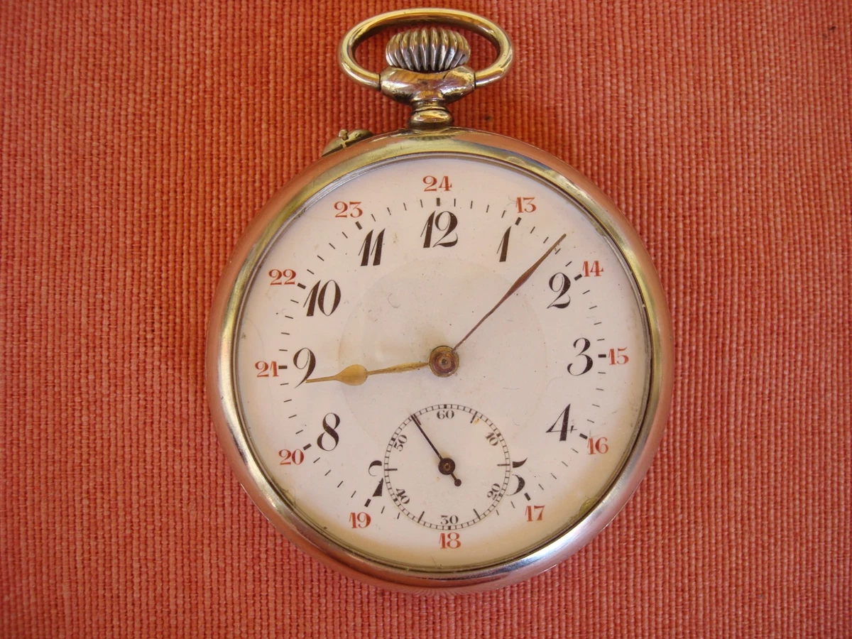 Lotto Di 6 Orologi Da Tasca Antichi - Meccanici A Carica Manuale - Fine 1800 Inizio 1900