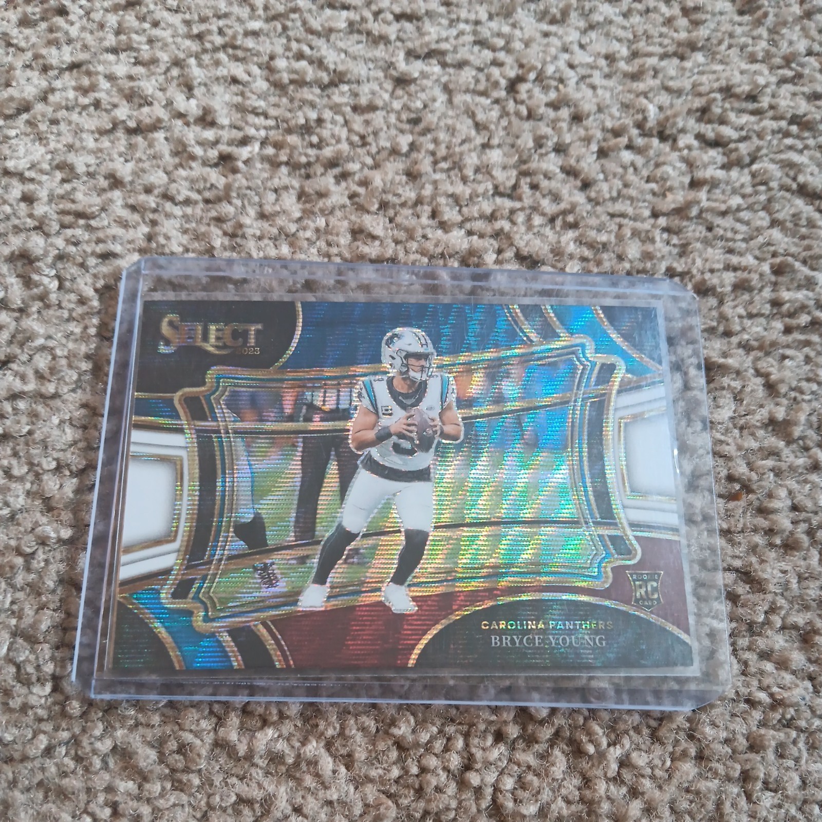 2023 Select Bryce Young RC Tri Color Prizms Field Level #/75 Panthers Rookie