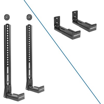 Mount-It! MI-SB50 Universal Soundbar Mount Brackets for TV and Wall Installation