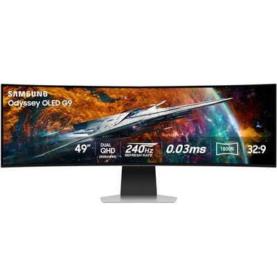 Samsung 49'' Odyssey OLED G9 (G95SC) Curved Smart Gaming Monitor,  LS49CG954SNXZA