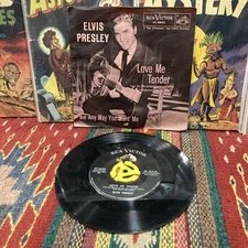 ELVIS PRESLEY Love Me Tender/Anyway You 476643 7" 45rpm Vinyl VG 1956
