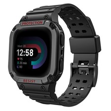 Bands with Case Compatible with Fitbit Versa 4/3/2/1/Versa Lite/Fitbit Sense ...