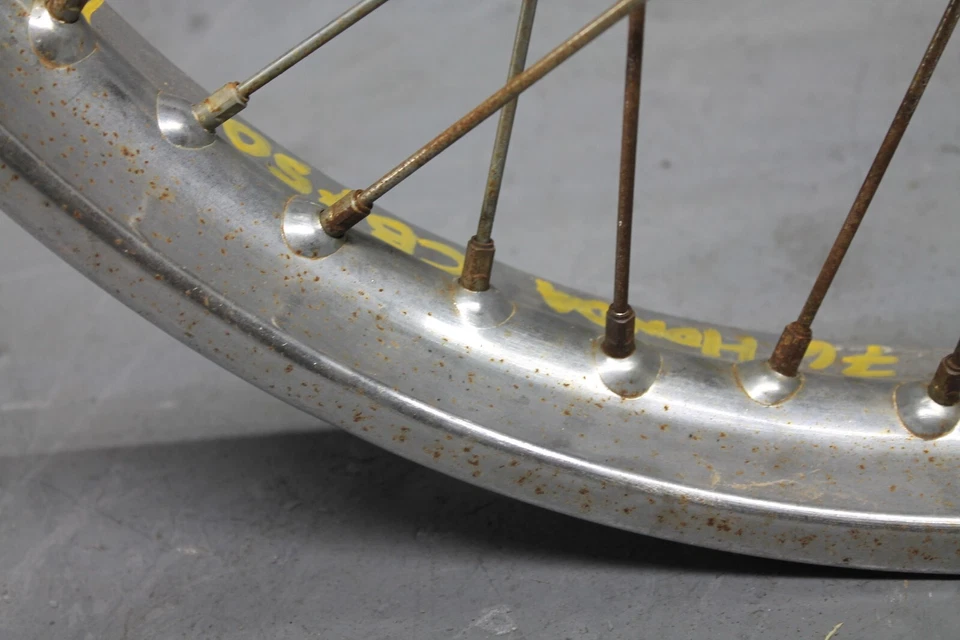  1976 HONDA CB750F OEM FRONT WHEEL RIM 19x1.85 - Image 3 of 4