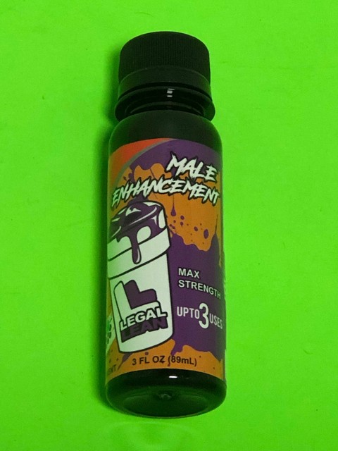 Legal Lean Male Performance Max Strength Grape3 Doses 3 FL Oz Bottle
