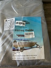 Zenicham 3 Bow Bimini Top Replacement Fade and Crack Canvas Cover Awning
