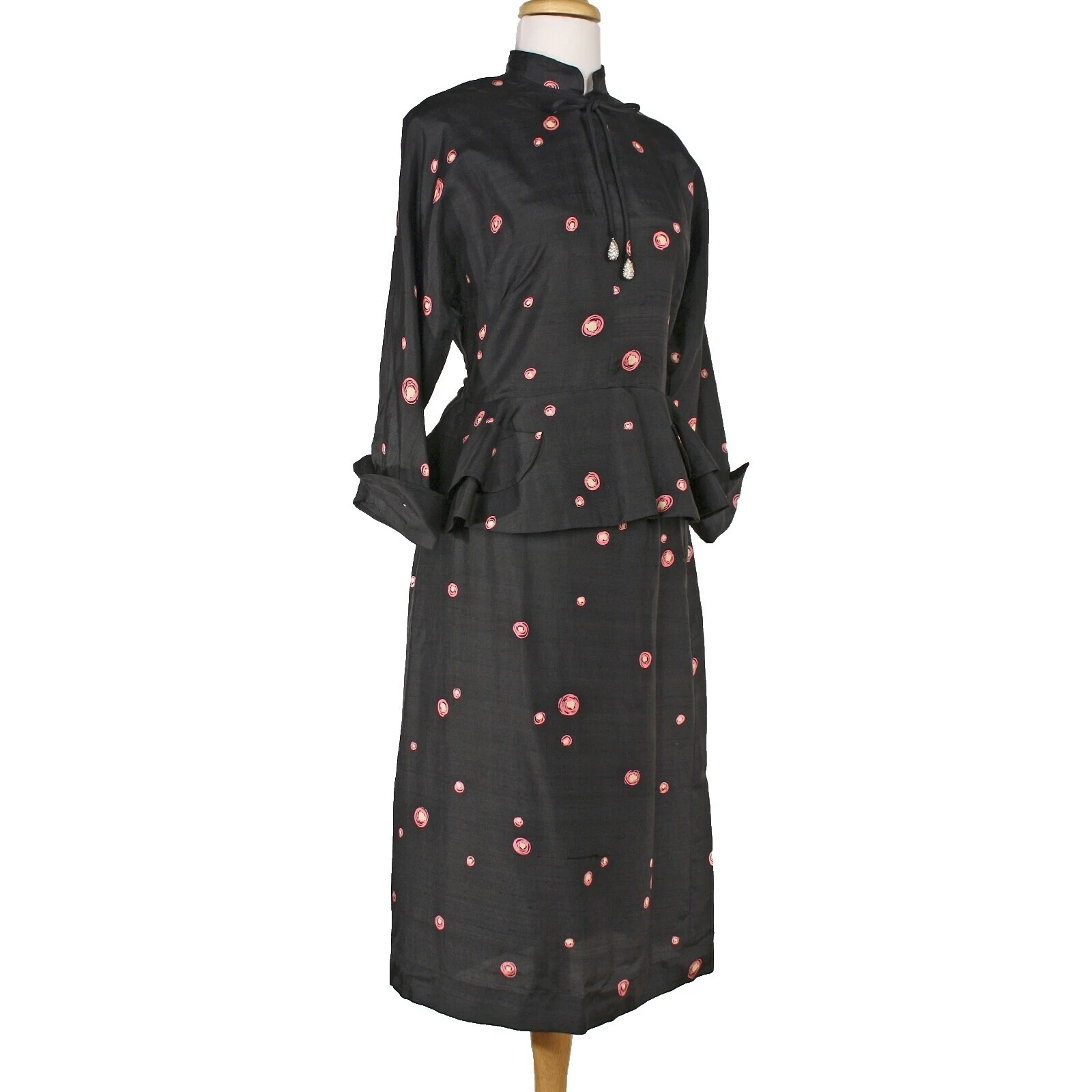 Tailored 1940s 100% Silk Vintage Clothing, Shoes & Accessories