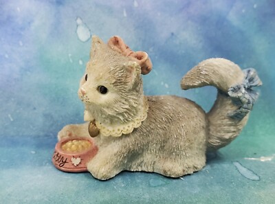 Calico Kittens Tiffany Mini Cat Figurine 336610 Priscilla Hillman 1997