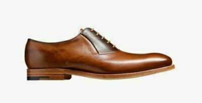 Mens Handmade Shoes Two Tone Brogue Lacer Brogue Formal Wear Casual Dress Boots