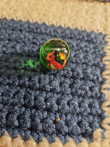 🔥 Vintage 1990’s Toy Biz Collectible Pokemon Marble - Charmeleon #05