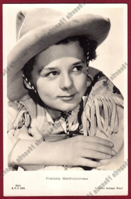 FREDDIE BARTHOLOMEW 05 ACTOR ACTOR CINEMA MOVIE Postcard REAL PHOTO 1936