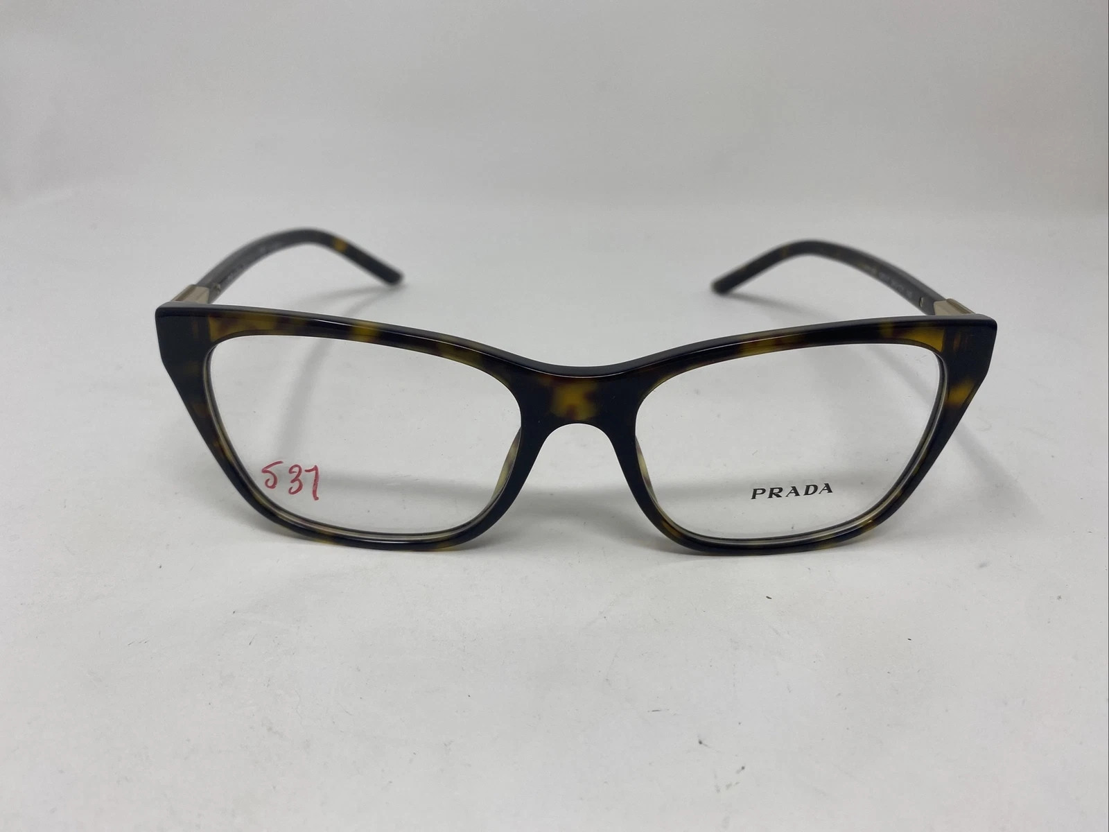 PRADA VPR 05Y 53/17/140 GLOSSY TORTOISE 2AU EYEGLASSES X80