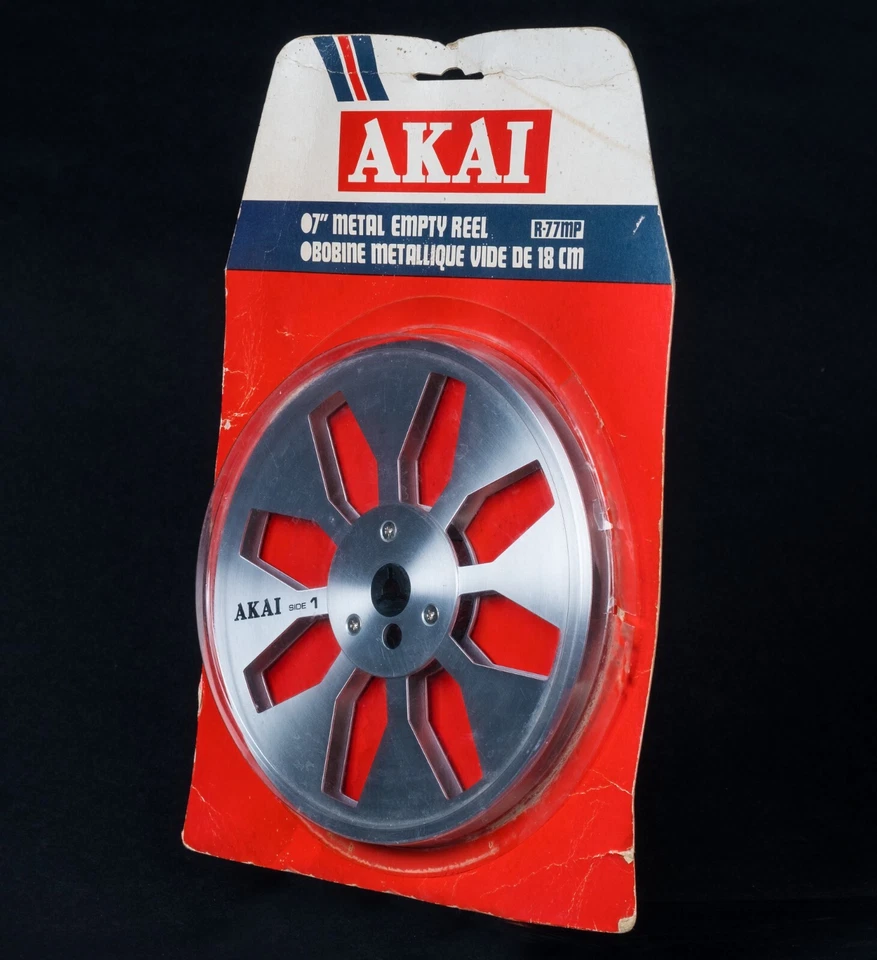 Carrete a carrete de metal AKAI R-77MP R-77M-J 7" para grabadora de cinta para GX-747 GX-77 Foto 4 de 4