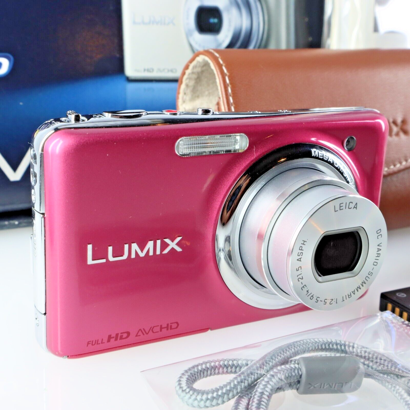 ☆Panasonic LUMIX FX DMC-FX77-W SDカード付き