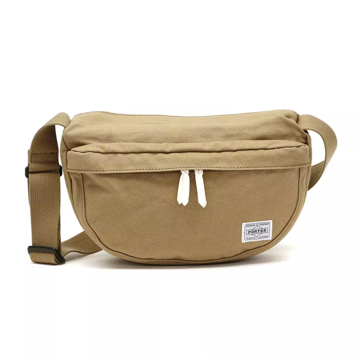 Yoshida Bag PORTER BEAT SHOULDER BAG Beige 727-09044 Made in JAPAN Cotton NEW