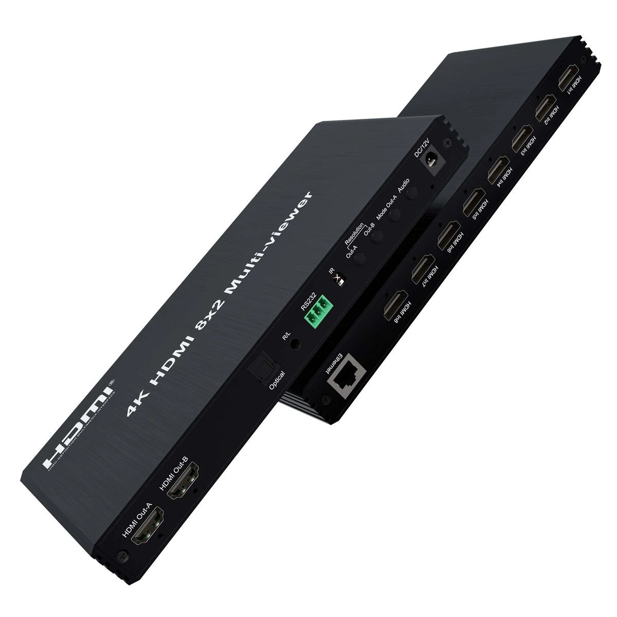 4K 60hz 8x2 HDMI Multiviewer 2x1 4x1 5x1 6x1 8x1 Seamless Switch 