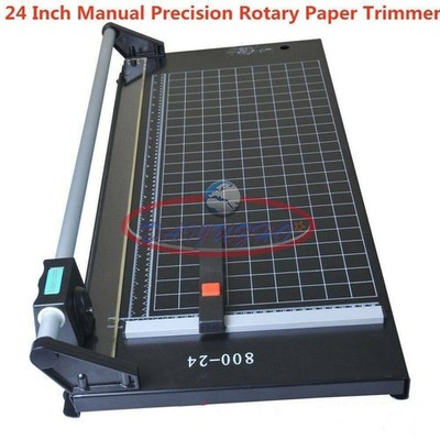 800-24 24'' Manual Rotary Paper Trimmer,   Photo Paper Cutter Trimming Tool *kk