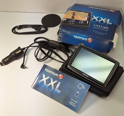 TomTom XXL 535T Car GPS 5'' LCD USA-Canada-MAPS Lifetime Traffic Tested & Works