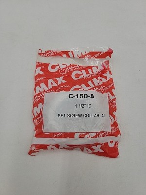 CLIMAX C-150-A Aluminum One Piece Set Screw Shaft Collar, 1-1/2  I.D. New