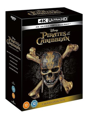 Pirates of the Caribbean 5-Film Collection 4K Ultra HD Blu-ray BoxSet New Sealed