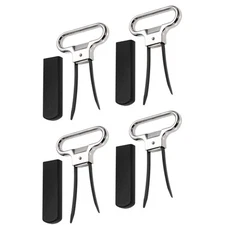 4 Pcs Two-Prong/2 Pronged Steel Vintage Wine Bottle Opener No Corkscrew 2 in