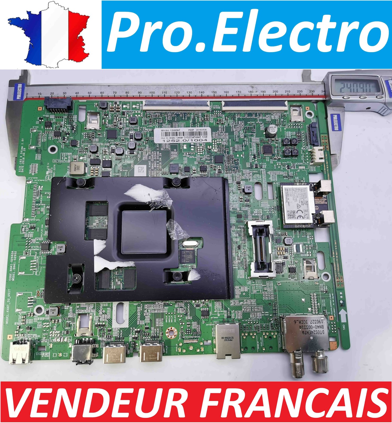 Carte mère TV Samsung UE55NU7093 pour rénovation écran 55
