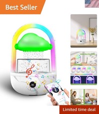 6-in-1 Aromatherapy Rainbow Rain Lamp: Music-Synced LED & Micro Humidifier