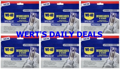 #ad #ad WD 40 Degreaser Cleaner EZ PODS Multi Surface Cleaning 6 PACKS x 5 = 30 TOTAL $30.00