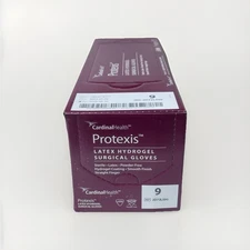 50 X Cardinal Health Protexis Latex Hydrogel Sterile Surgical Gloves, Size 9