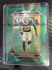2022 Panini Prizm - Tyrann Mathieu #211 Green Prizm