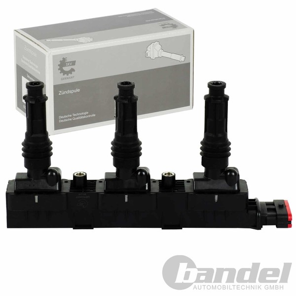 SKV ZÜNdspule Passend FüR Opel Corsa B + C 1.0 12V Agila A 1.0 Z 10 XE + X 10 XE-image