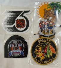 Vintage NHL Embroidered Iron-On Patches Hocke...