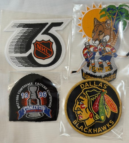 Vintage NHL Embroidered Iron-On Patches Hockey Stanley Cup