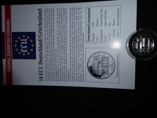 21 ECU Feinsilber 925: "Unabh&auml;ngigkeit Madeira"-Motiv - limit. Aufl. incl. Zert.