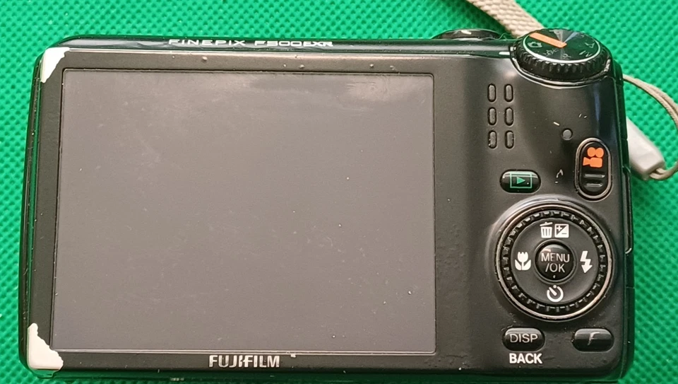Black Fujifilm FinePix F Series F500EXR 16MP Digital Camera Tested + Working, photo 3 of 5