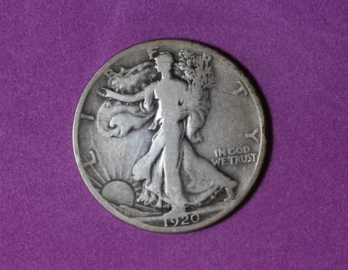1920-D Walking Liberty Half Dollar #P34017