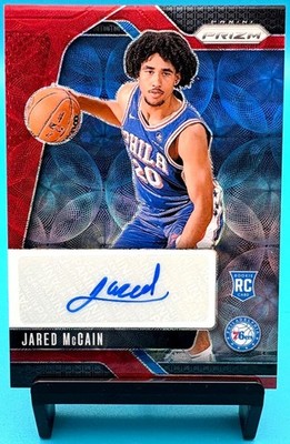 2024-25 Panini Prizm JARED McCAIN RC Rookie Signature (Autograph) - Red Scope