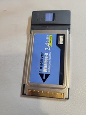 Linksys WPC54GS Wireless-G Notebook Adapter Speed Booster CardBus 2.4GHz 802.11g