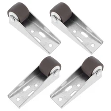 4 Pcs Furniture Wheels Low Profile Caster Bottom Roller Door Drooping