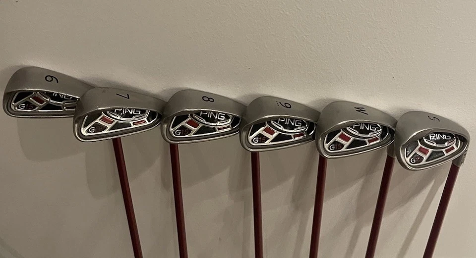 PING G15 Satz 6-SW Graphit-Schaft Regular-Flex Guten Zustand - Bild 2 von 4
