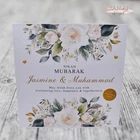 Personalised Nikah Mubarak Card Nikkah Muslim Wedding Day Islam Couple